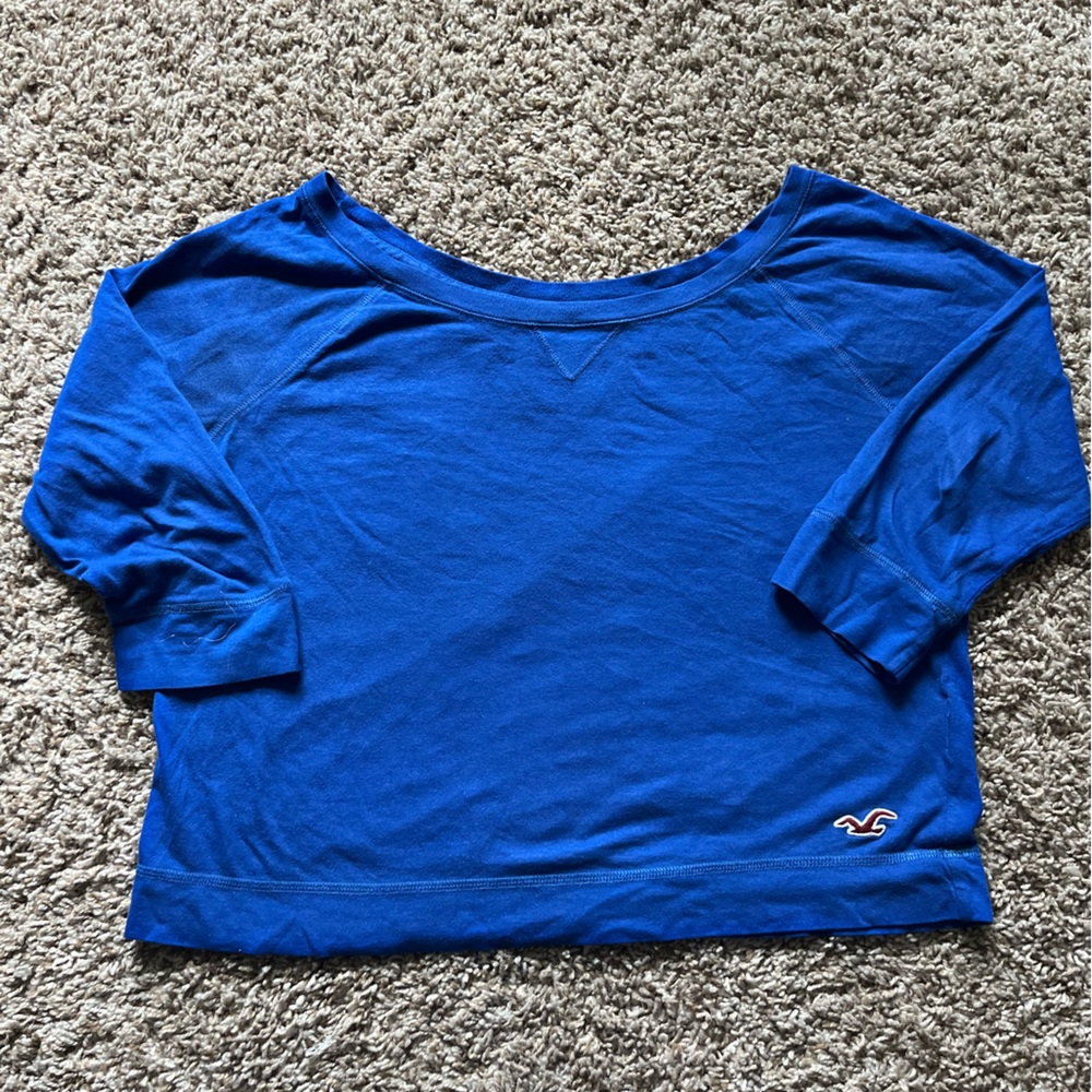 Blue Hollister shirt